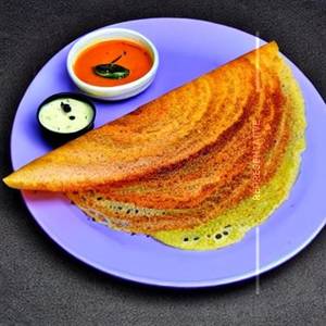 Schezwan onion plain dosa