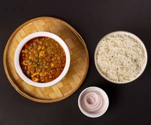 Matar Paneer Chawal