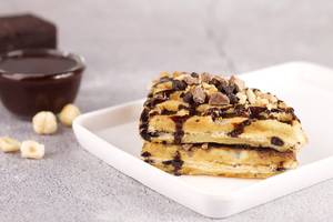 Double Choco Hazelnut Waffle