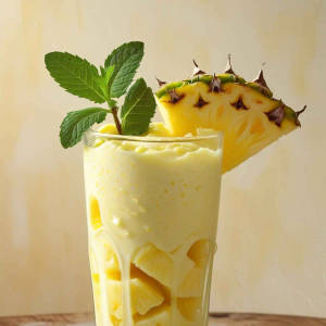 Pineapple milkshake