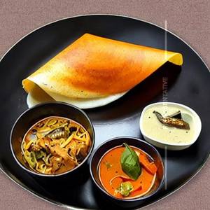 Mushroom american chopsuey dosa