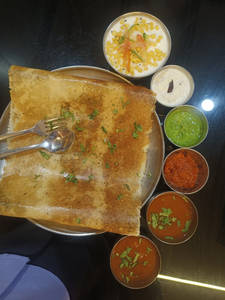Rava Masala Dosa Combo