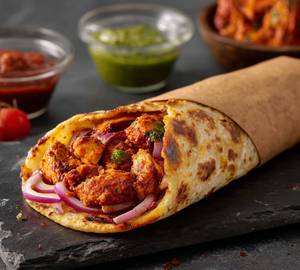 Peri peri chicken wrap