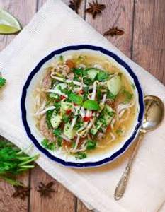 Vietnamese Style Noodles Soup