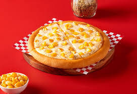"Cheese And Corn Pizza ( 4 Slice)"