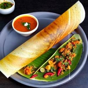 Baby corn chilli dosa