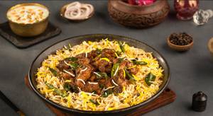 Paneer-e-mirchi Dum Biryani ( Pepper Paneer Biryani - Serve -2 )