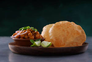 Chole + Bhature (2) + Salad