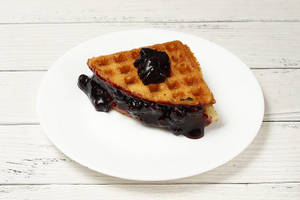 Blueberry Cream Cheese Waffle Sandwich