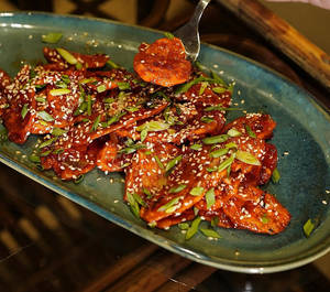 Crispy Chilly Lotus Stem