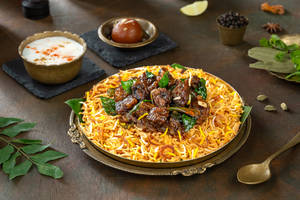 Khaas Khumb Kali Mirch Biryani ( Pepper Mushroom Biryani - Serve - 1)