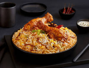 Double Chicken Tangdi [Bone] Dum Biryani