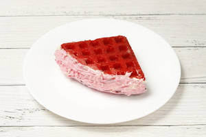 Red Velvet (cotton Candy) Waffle Sandwich
