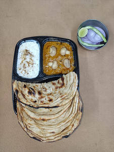 Mushroom Masala + Choice Of Bread + Masala Dahi +salad