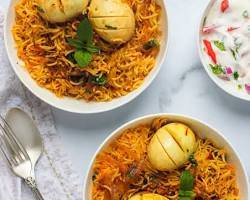Egg biryani