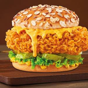 Habanero Burst Chicken Burger