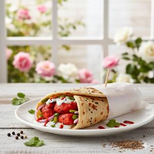 Hot and spicy shawarma