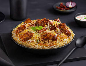 Bhuna Chicken Dum Biryani