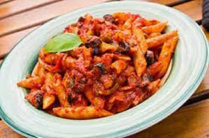 Red sauce pasta