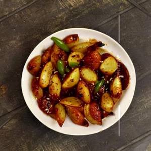 Chilli garlic potato