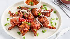 Schezwan Tossed Chicken Lollipop [5 Pcs]