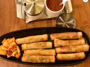 Spinach Corn Roll