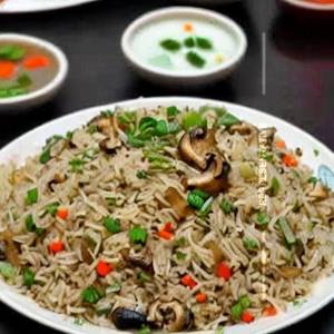 Mushroom fried rice