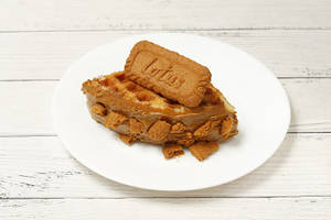 Lotus Biscoff Waffle Sandwich