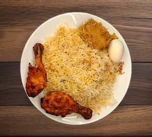 Chicken Tangdi Kebab Biryani (2 Pcs)