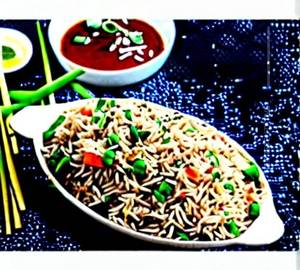 Triple schezwan fried rice