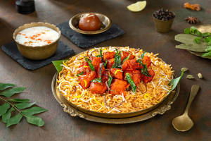 Aloo-e-azam 65 Biryani ( Aloo 65 Biryani - Serve- 1 )