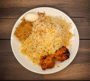 Chicken Tikka Biryani (2Pcs)