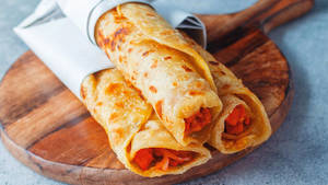 Paneer Tikka Roll( Delhi -style )