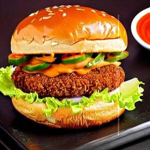 Spicy Salsa Barbeque Burger
