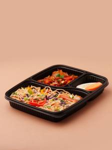 Hakka Noodle + Chilli Gobi Dry