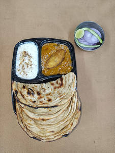 Malai Kofta (red)+ Choice Of Bread + Masala Dahi + Salad