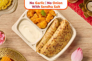 Sabudana Paratha Mini Vrat Thali