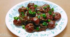 Veg Manchurian Dry [16 Pieces  Serves 3]