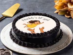 Daddy’s Lil Girl Chocolate Truffle Cake