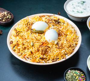 Egg Hydarabady Dum Biryani 