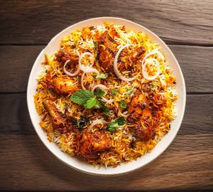 Chicken Biryani [Half Plate, 2 Pieces]