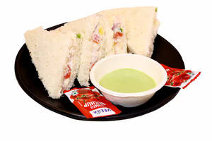 Cold veg sandwich [serves 1]