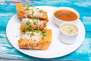 Salad Podi Roast Dosa With Cheese