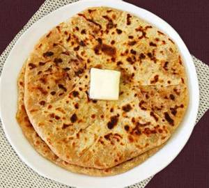 Aloo Paratha with Garlic Butter