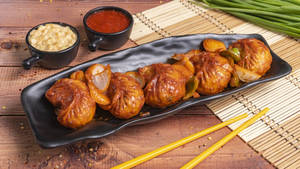 Soyabean Chilli Momos