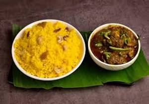 Basmati Pulao With Chicken Kosha