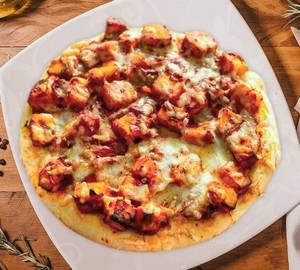 Paneer tandoori pizza