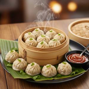 Paneer steamed momos [7 pcs]
