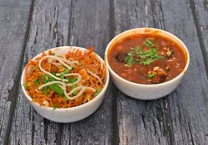 Paneer Chilly + Noodles