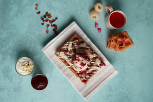 Pink Lady Waffle